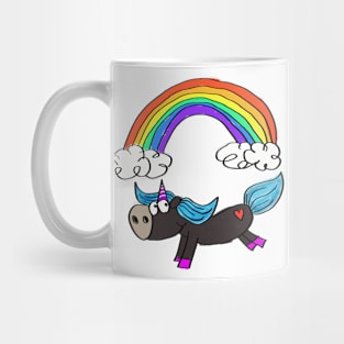 Rainbow horse Mug